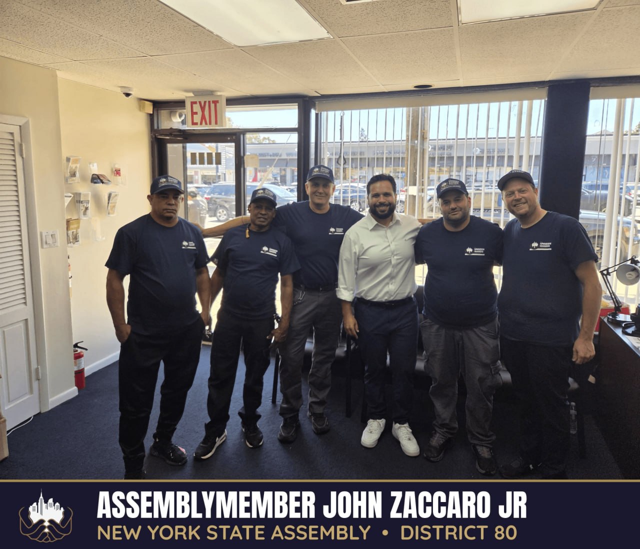 Unseen Hands Ambassadors with Assemblymember John Zaccaro Jr. at his district office